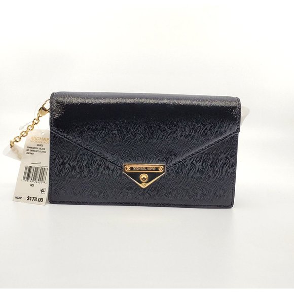 New Michael Kors Grace Medium Patent Leather